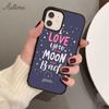 I Love You To The Moon And Back Phone Case for iPhone 11 12 13 14 Pro Max Mini XR XS SE 2020 7 8 Plus Galaxy S21 S22 Shell