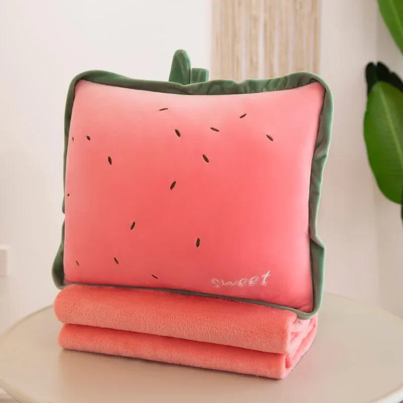 2In1 Cushion Blanket Pillow Pp Cartoon Super Soft Quilt Hotel Bed Home Car Multifunctional Sofa Blanket Bedspread Throw Blanket