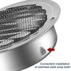 Air Vent Grille 70-200mm Stainless Steel Insect  Grill Ventilation Cover Round Shape Stainless Steel Vent For Pest Prevention