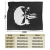 Punishers Skull Knitted Blankets Flannel Throw Blanket Summer Air Conditioning Portable Lightweight Bedsprea,