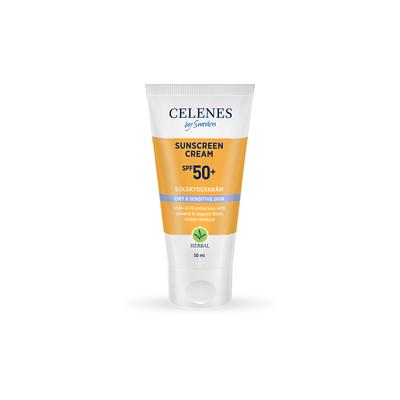 Sunscreen for Dry and Sensitive Skin SPF 50+ Celenes 50 Ml