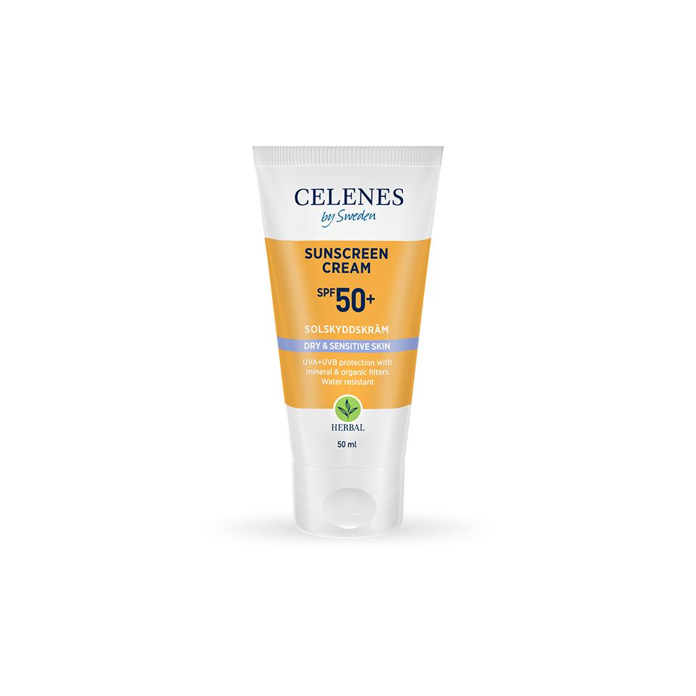 Sunscreen for Dry and Sensitive Skin SPF 50+ Celenes 50 Ml