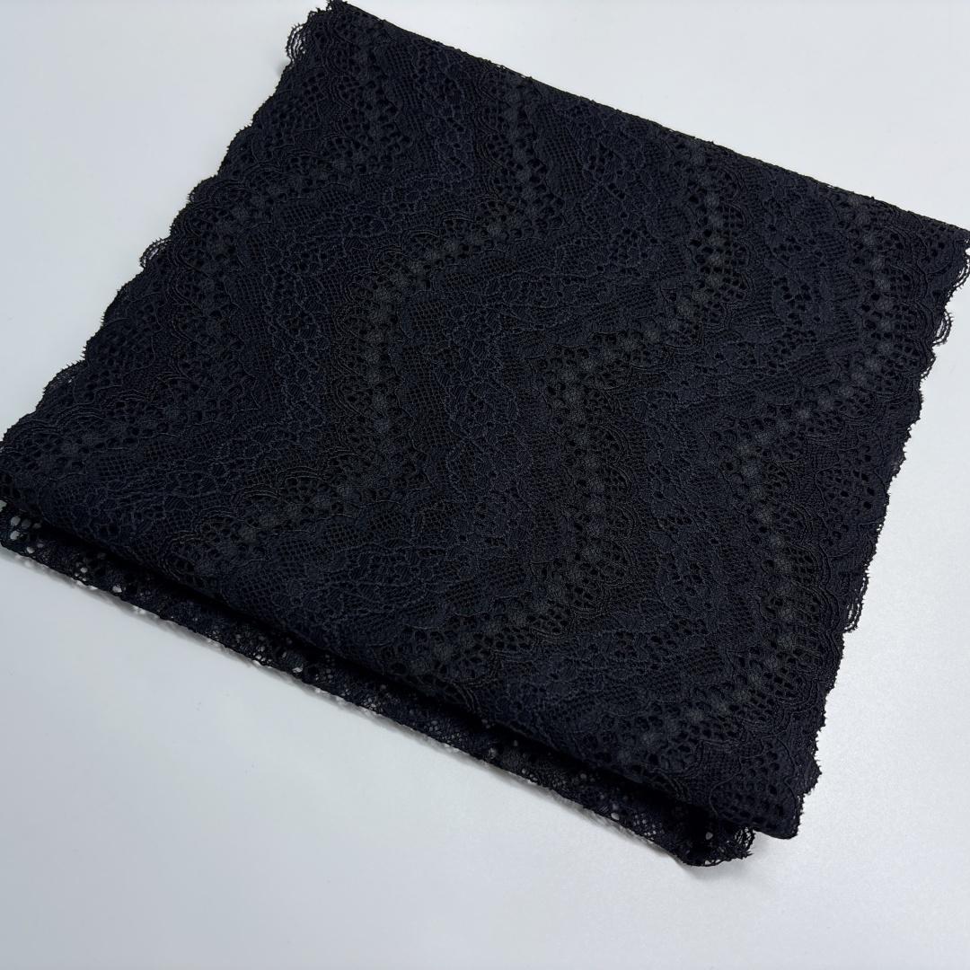 

Кружево из эластичной ткани шириной 22 см, Черное эластичное кружево для шитья своими руками для нижнего белья, бюстгальтера, платья, одежды, домашнего декора, рукоделия 3 meters x 22 cm чёрный