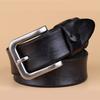 3.3CM Real Cowskin Leather Belt High Quality Pure First Layer Cowhide Pin Buckle Belt for Men Tide Jeans Belt Casual