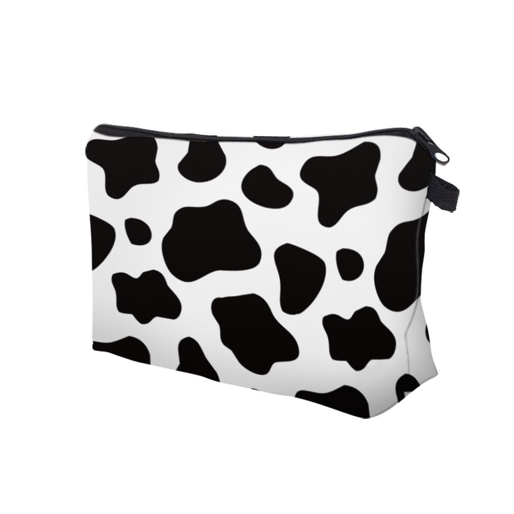 Women Cosmetic Bag Multiple Pattern Fashion Portable Casual Storage Travel Pouch Toiletry Bags