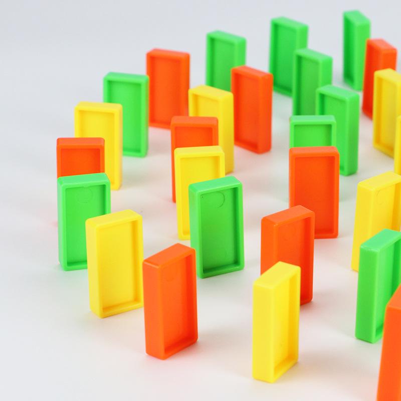 Electric Domino Train Toy: Automatic Card Dispensing for Kids
