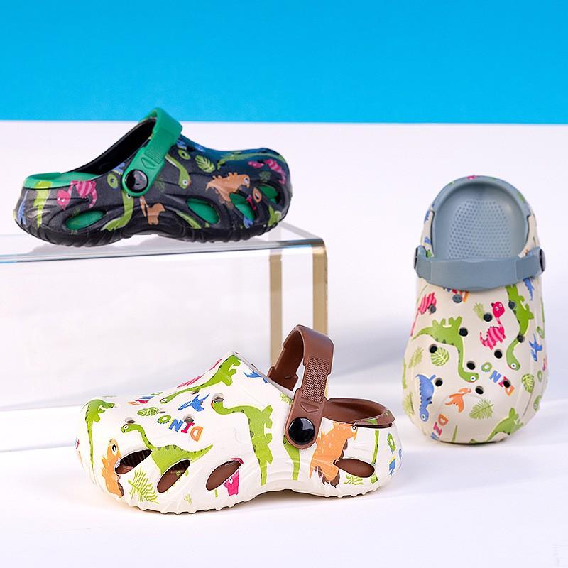 Kids Shoes Kids Unisex Closed-Toe Slip-On Sandals With Thick Sole Comfort Fit Beach Pool Casual Wear