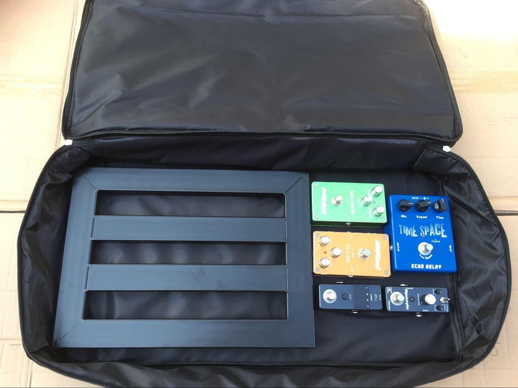 Universal Portable Multi-Effects Pedalboard Bag - Large Oxford Handbag for All Pedal Types