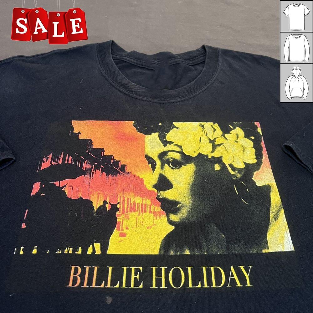 New Vintage Y2K Billie Holiday Gift For Fans Unisex S-5XL Shirt OS327 Unisex T-Shirt L