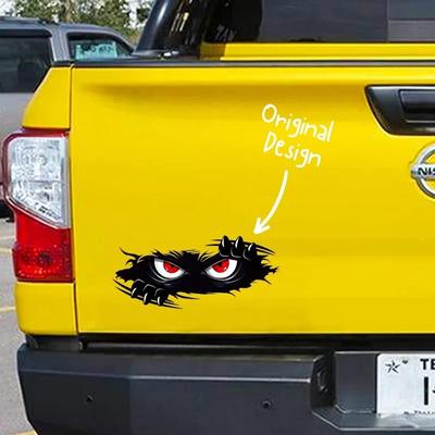 Car Stickers Funny Monster Stickers for Cars Waterproof Vinyl Decals Scratch Cover Self-adhesive Car Stickers Car Accessories