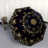 1pc Golden Mandala Pattern Automatic Open, Sturdy Iron Frame, Compact Folding Design, All-Season Portable Umbrella for Women & Men, Outdoor