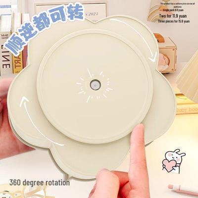 Cute Multifunctional Rotating Pen Holder - Large Capacity Desktop Organizer for Students