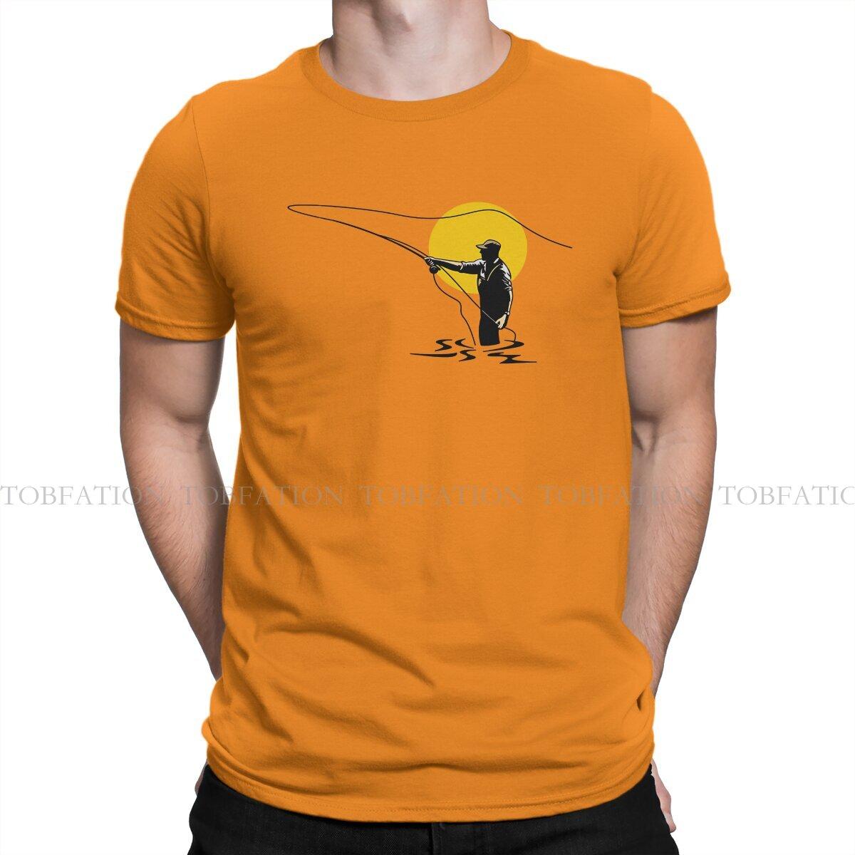 

ZX Fisherman Fishing Vintage Tshirt Graphic Men Tops Vintage Punk Summer Short Sleeve Cotton Harajuku T Shirt 4XL