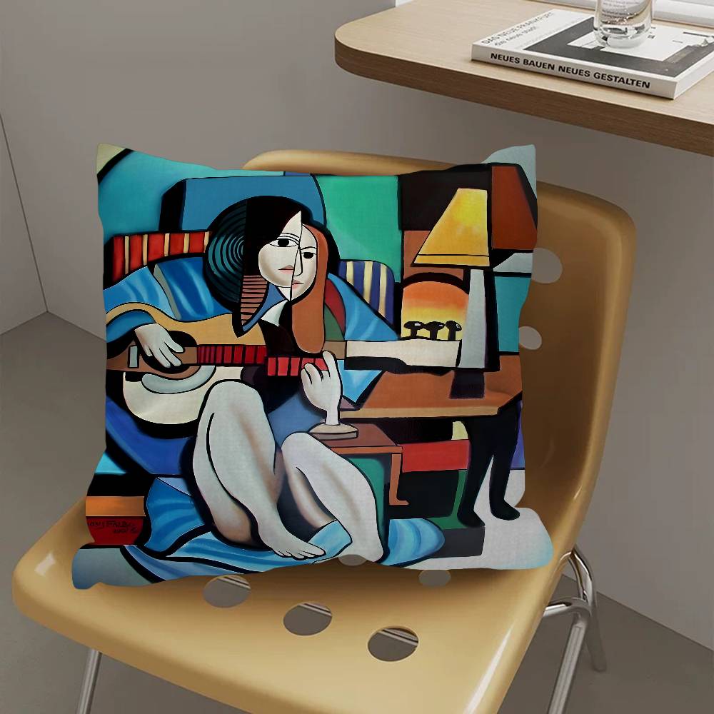 Legend Art Artist P-Pablo Picasso-Mt Maple Design Cushion Cover Happy Autumn Harvest Decor Holiday Decorati Pillow Cover