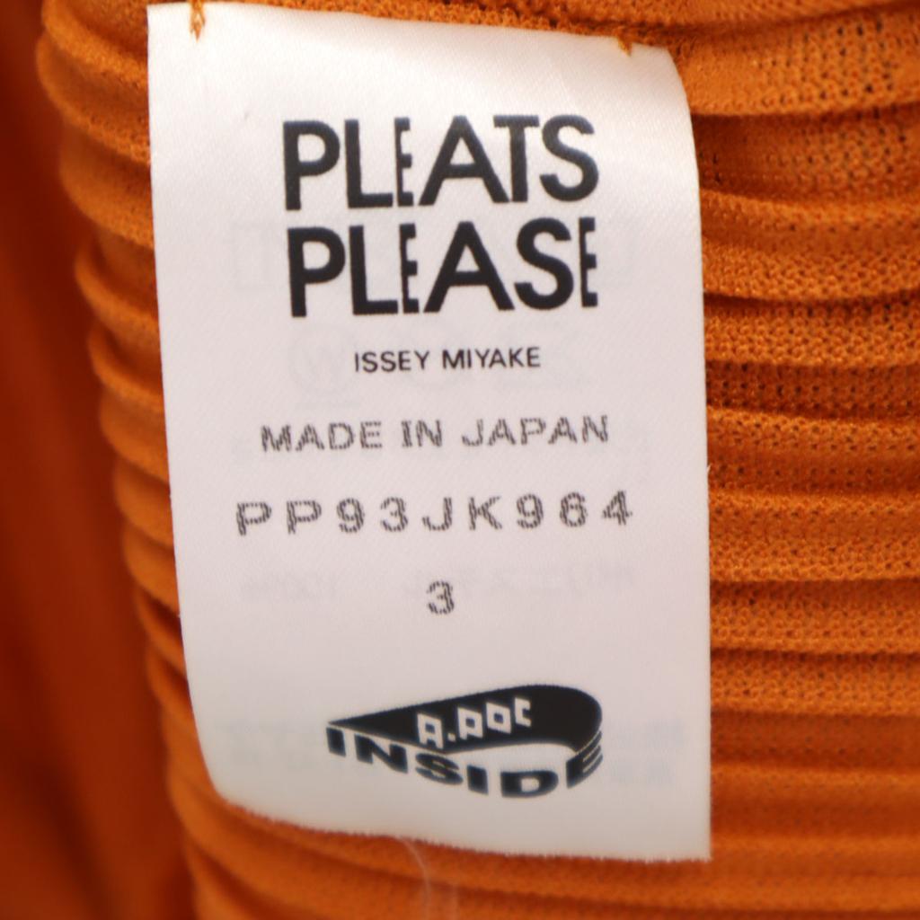 PLEATS PLEASE made in Japan No sleeve Pleated Cut 3 Isseimi Sunburn Women Used
