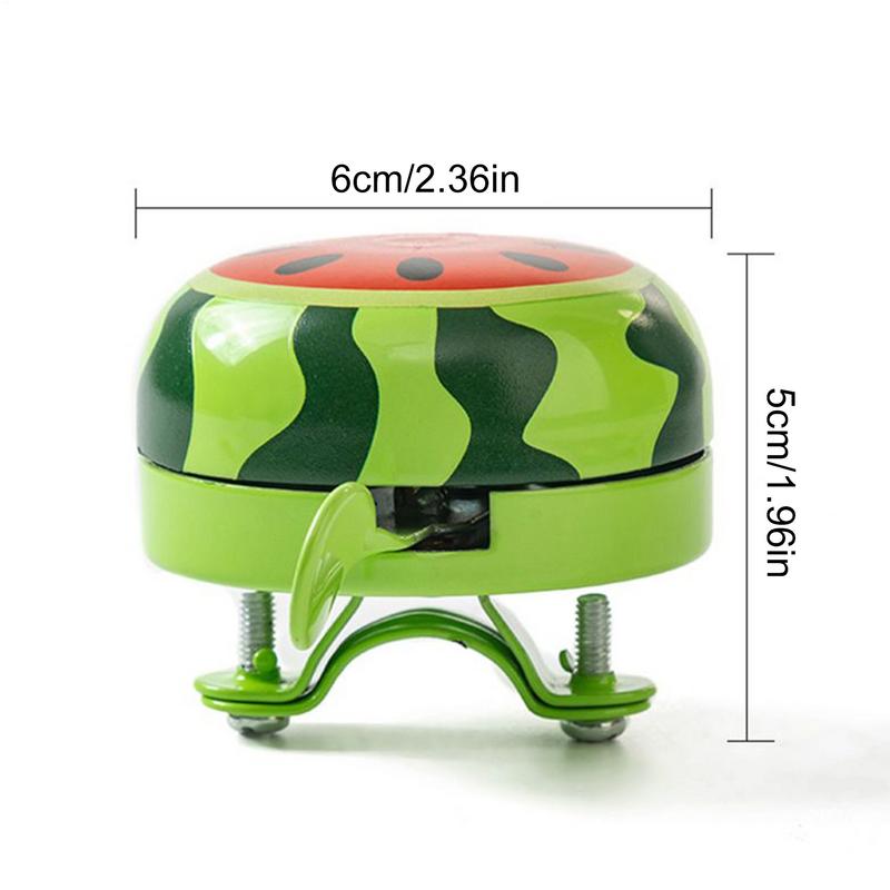 Fruit Bike Bells Watermelon Printing Cute Bicycles Bells For Handlebar Lovely Beach Cruiser Biking Reminder Ringtone Adults