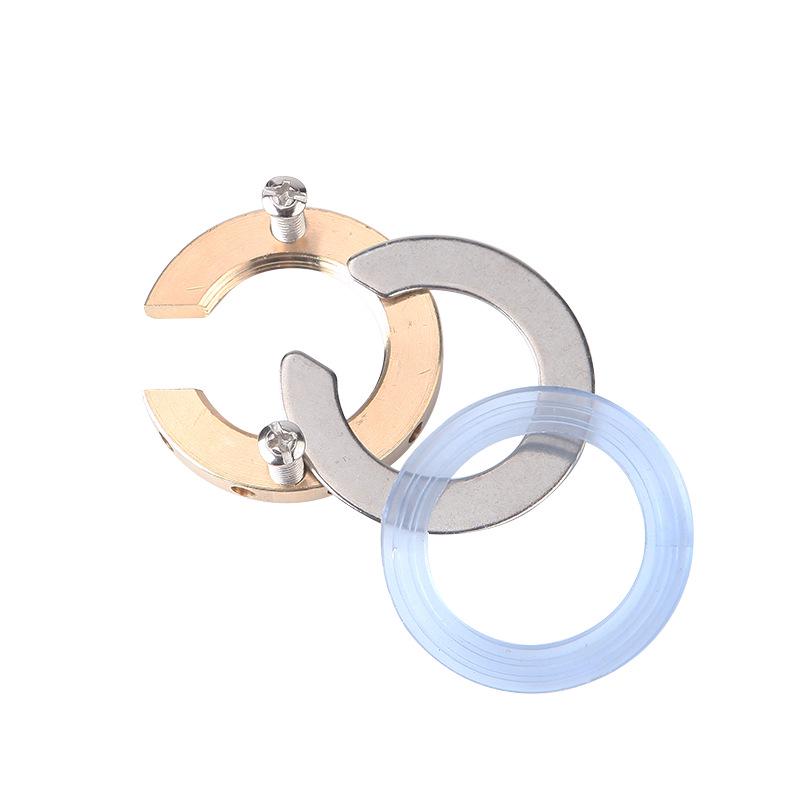 Zestaw mocujący kran do umywalki zapobiegający poluzowaniu z miedzianym złączem z ciepłą/zimną wodą