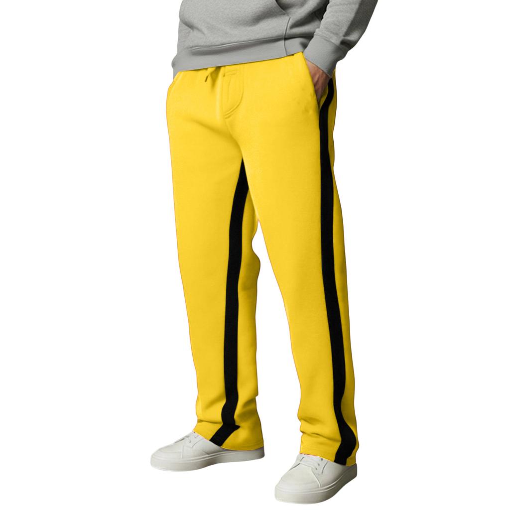 Pantalones Deportivos Rectos de Cilindro para Hombre, Pantalones Casuales de Chándal