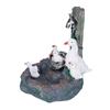 Garden Duck Family Statue Originality Resin Sculpture Ornament Decoration for Yard Patio Fountain