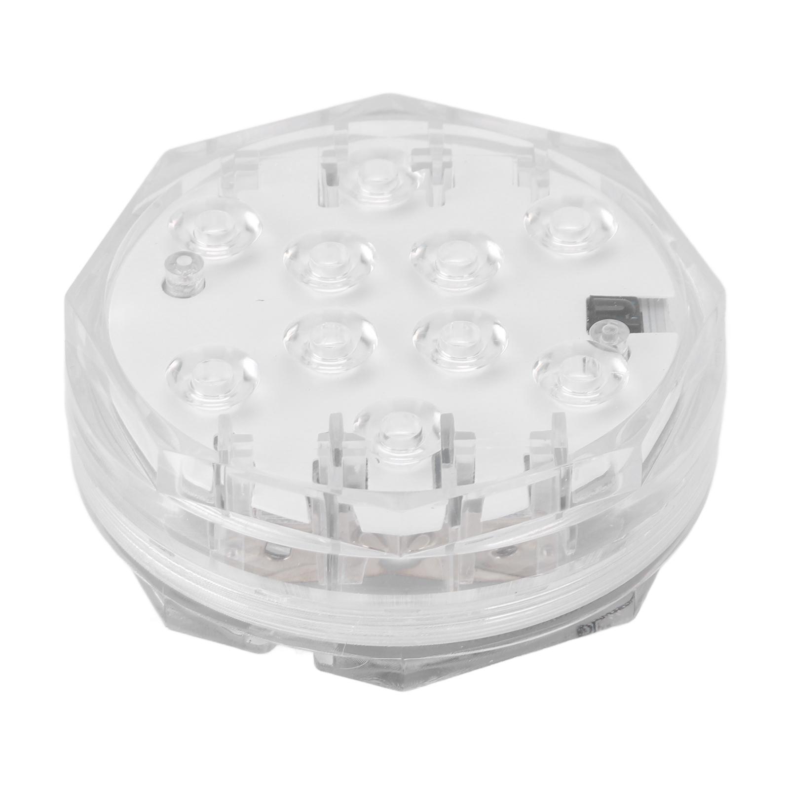 

Светодиодный погружной светильник с пультом дистанционного управления, 3 динамических, 15 статических световых эффектов RGB, работает от батареек, светильник для бассейна