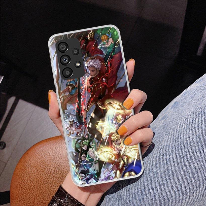 Fate Zero Stay Night Saber Phnoe Case for Samsung Galaxy A17 A37 A57 A16 A26 A36 A56 A15 A14 A13 A55 A54 A53 A35 A34 A33 A25 A24