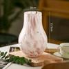 Pink Simple Glass Vase Hydroponic Household Flower Arrangement Decoration Ornament Floreros Decorativos Moderno