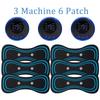 EMS Mini Electric Pulse Neck Masager LCD Display 8 Mode Cervical Massage Patch Muscle Pain Relief Tool Portable Body Massager