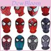 Máscara Elástica Spiderman Miles Morales Cobre-Cabeça Fantasia Para Entusiastas de Cosplay Adultos