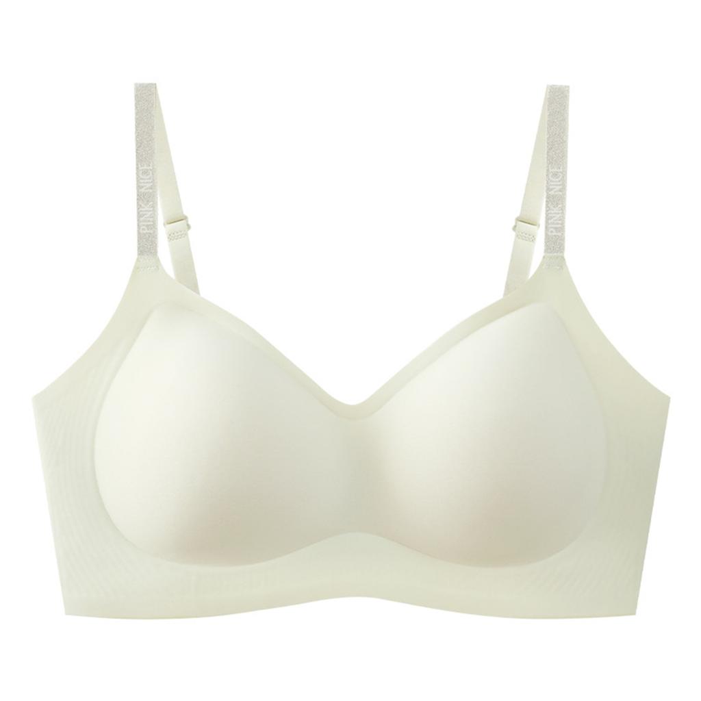Women's Liquid Foundation Lift Underwear, Seamless Small Chest, Gathered Letters, Shoulder Belt Bra