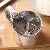 Stainless Steel Flour Sifter For Baking Powder Sugar Matcha Sifting Shaker Fine Mesh Flour Sifter Sieve Commercial-Grade Homemade Macarons