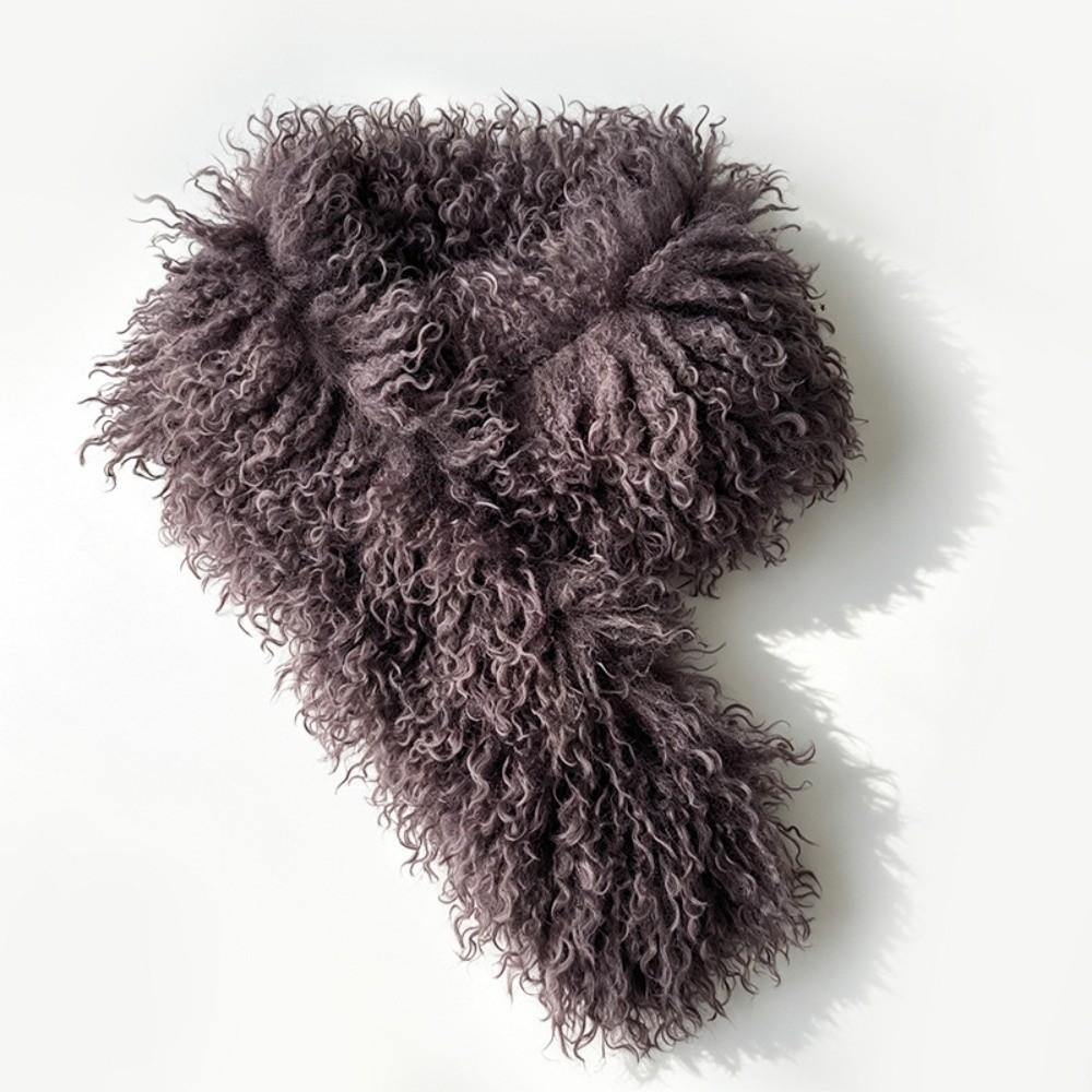 Neck Protection Imitation Wool Scarf Solid Color Neck Warmer Scarf Soft Women's Scarf Winter