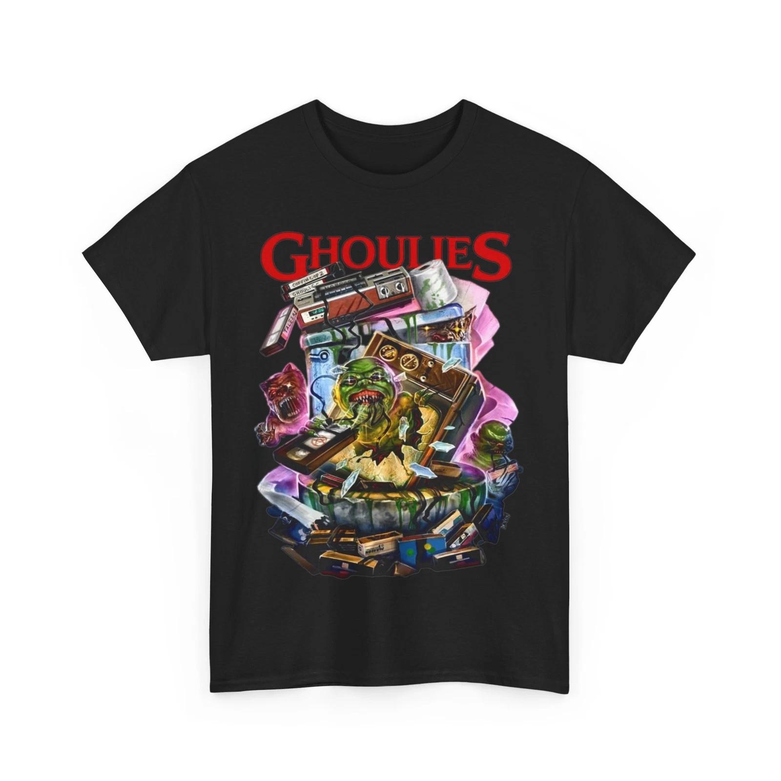 

Ghoulies 1984 Movie 100% Cotton T-shirt Mens Tees Top Unisex Heavy Cotton Tee S
