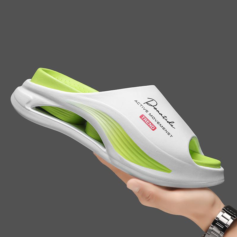 Summer Men Slippers Non-Slip Mens Sandals Thick Soft Platform House Shoes Indoor Shower Bathroom Slippers Outdoor Casual Shoes