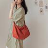 New soft cloth bag women's messenger bag Japanese canvas bag student class bag large capacity simple cloth bag shoulder bag tide