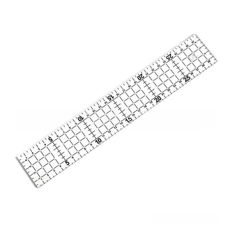 1PC Acrylic Ruler Quilting Patchwork Ruler Transparent Measuring Tools 15x15cm 5x30cm Gridded Design Sewing Craft DIY Rulers ZYF