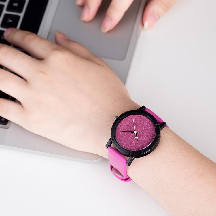 

CQ205 Модные трендовые мужские часы Звездное небо Простые студенческие часы Парные Кожаный ремешок Женские часы Повседневные часы Подарочные часы для мужчины