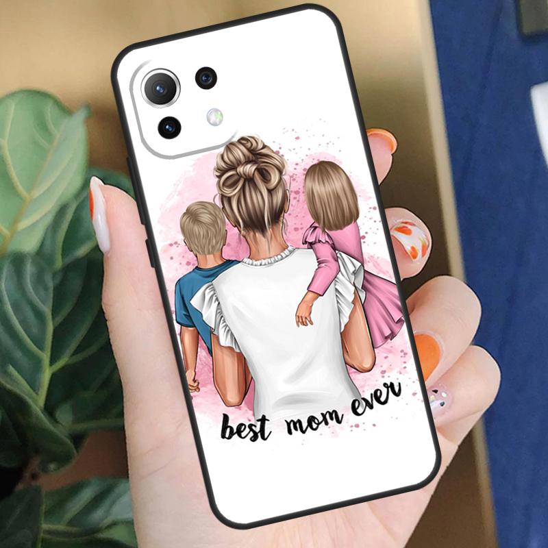 Baby Mom Daughter Girl Son Dad Case For Xiaomi 13 14 11T 12T 13T Pro 12 Lite 12X POCO X3 X5 Pro F3 F4 X4 M5s C65 F5 Cover