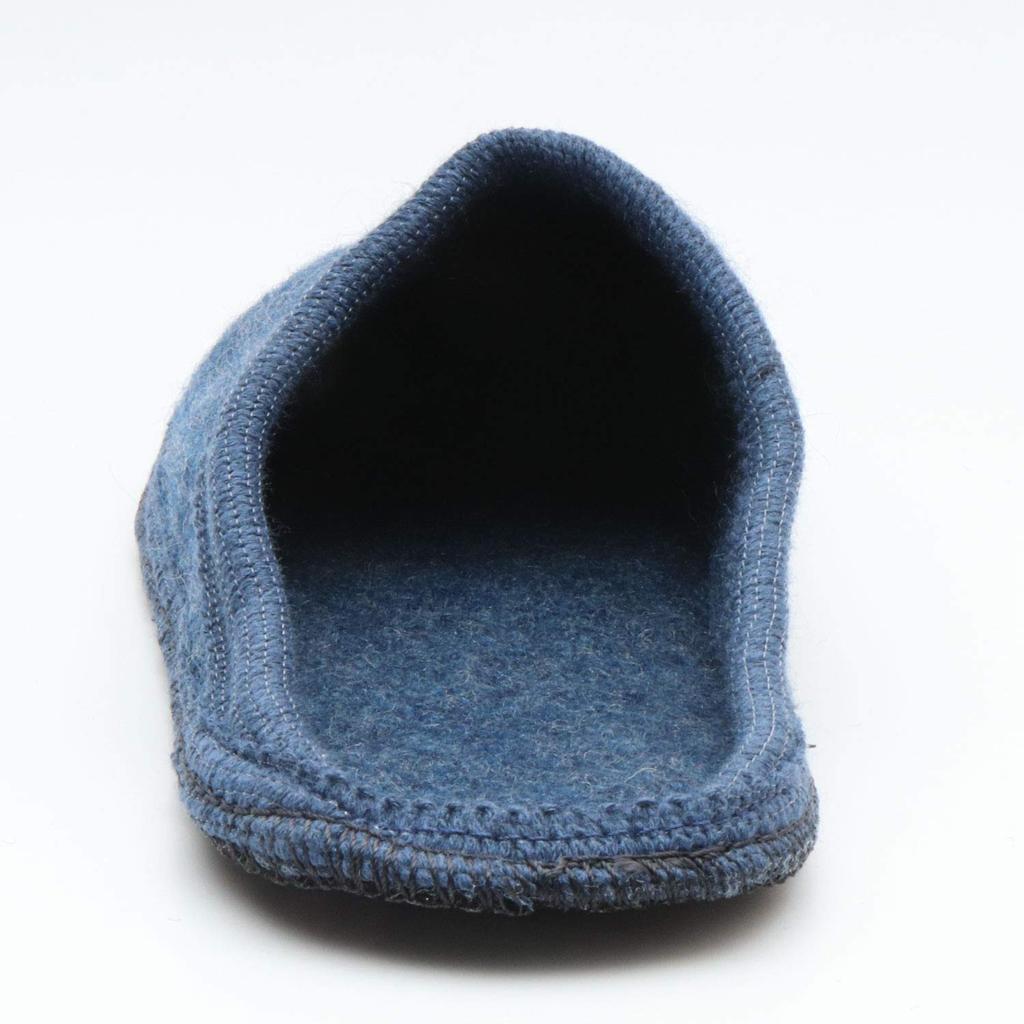 Hall Wool Made in Austria Size 41 Kitz-Pichler Slippers, (Blue, [24.5cm])