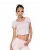 Lopejeu Glow Up Rhinestone Baby Tee (Pink)