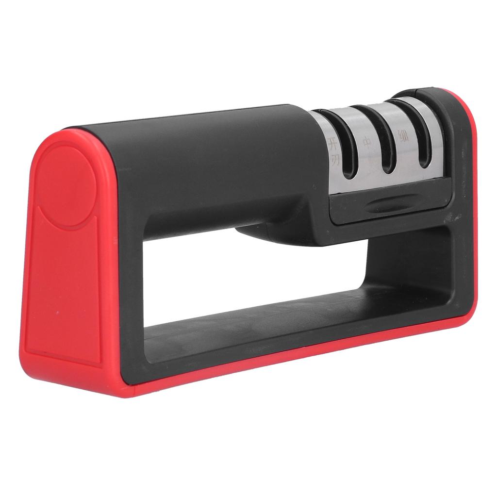 Household 3 Stages Manual Knife Sharpener Multifunctional Stainless Steel Knife Grinder