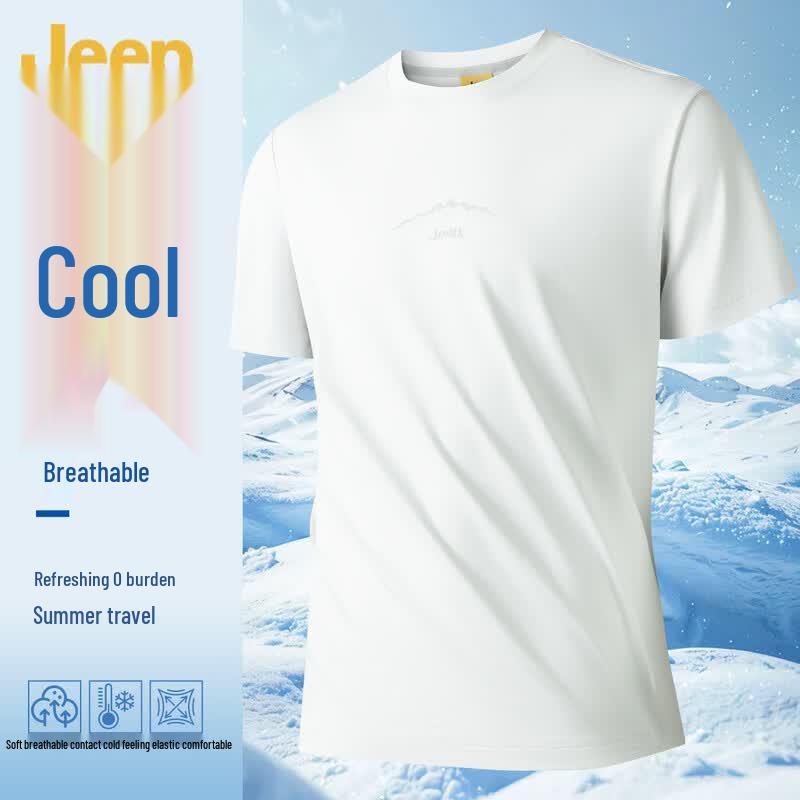 JEEP Men s Cool-Feel Breathable Stretch T-Shirt M