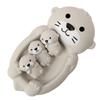 Floating Animal Bath Toys Baby Bathtub Hippos Seals Otters Easy-Grip Colorful Bathtime Fun Interactive Water Activity Toys for Kids