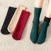 1-20Pairs Women Winter Warm Short Socks Thick Thermal Cashmere Wool Nylon Velvet Floor Socks for Home Indoor Use Boots Gift