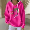 Women's Fashion Casual Christmas Angel Print Pullover Long-Sleeve Sweatshirt