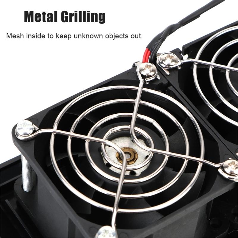 Trailer Boat Side Ventilation Fan 12V High Speed Airflows System With Anti UV ABS Material For Marine Bathroom Warehouse