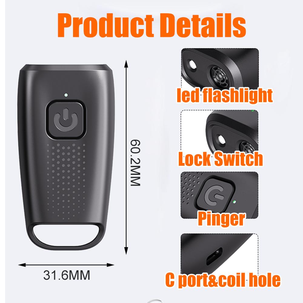 MINI Ultrasonic Dog DRIVER Portable Dog Barking Anti-barking Handheld Dog Barking Controller with LED Light