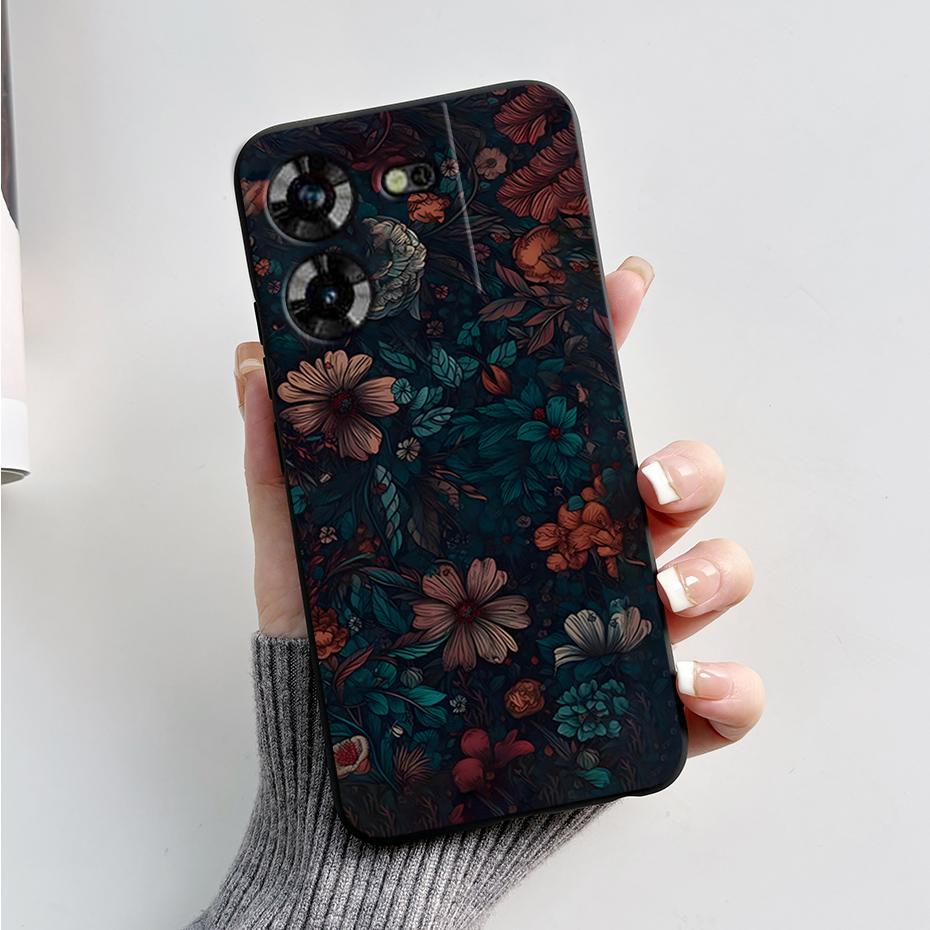 For Tecno Pova 5 Case LH7n Silicone Phone Case Stylish Pattern Slim Soft Black Funda Cover For Tecno Pova 5 4G 2023 Pova5 Capa