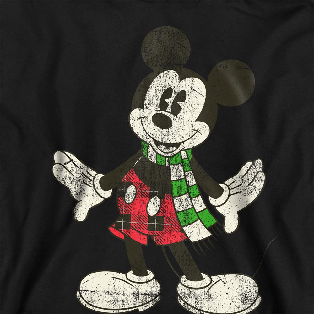 Mickey Mouse Childrens/Kids Christmas Scarf Hoodie