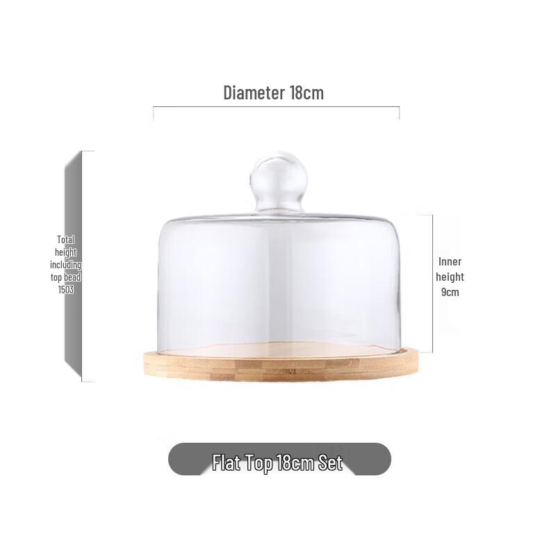 

Glass Cake & Dessert Stand with Dome Cover