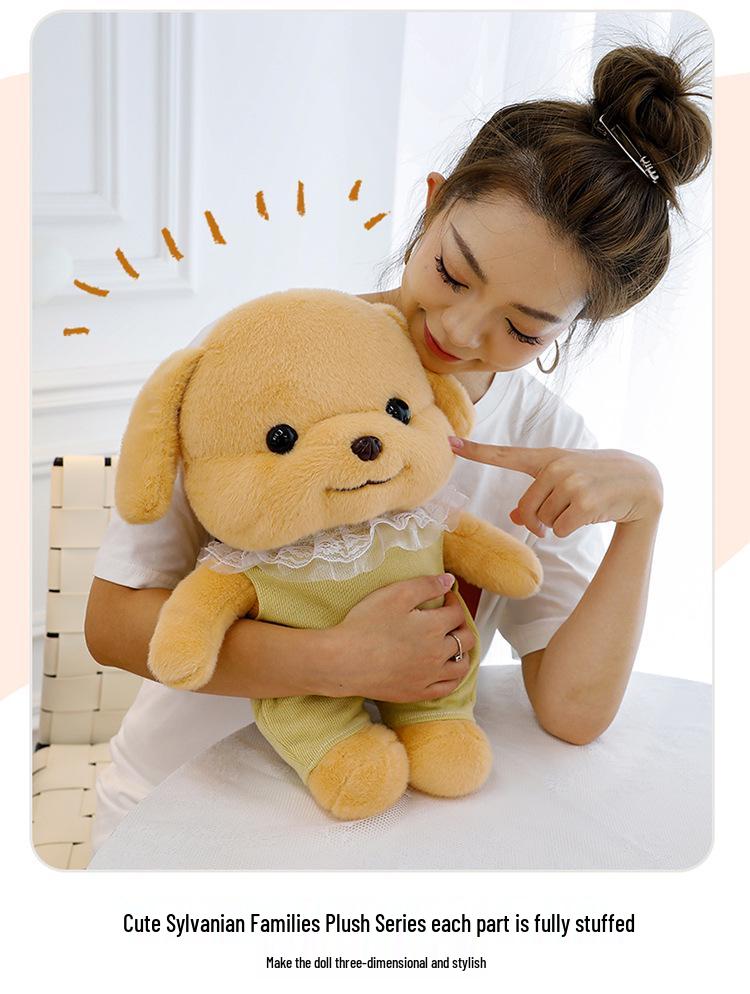 Senbei Poodle Doll Plush Toy - Cute Qixi or Children's Day Gift for Girlfriend